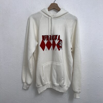 Vintage Discus Athletic University Of Nebraska Herbie Husker Hoodie Men s XL