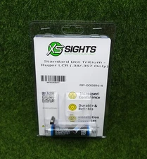 XS Sights Tritium Night Sight Set Standard Dot Ruger LCR .38/.357 - RP-0008N-4
