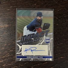 2023 Panini Elite Extra Edition KUMAR ROCKER Impact Impressions Autograph RC 🔥