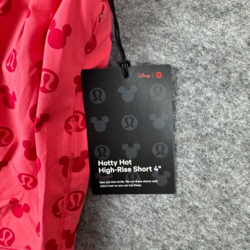 Lululemon x Disney Hotty Hot High Rise Short 4" Limited Edition Womens 10 - Picture 4 of 13