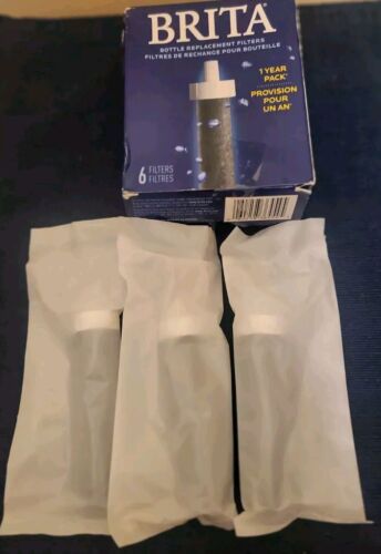 Brita Bottle Replacement Water Filters - Open box - 3 unopened single pkgs