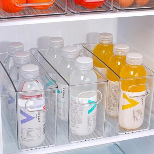 Transparent Refrigerator Storage Box for Vegetable & Fruit Organizer, Clear Cont - Picture 20 of 29