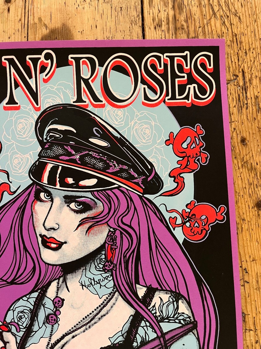 限定350枚 GUNS N' ROSES リトグラフ 2022 DAY1 限定350枚 GUNS