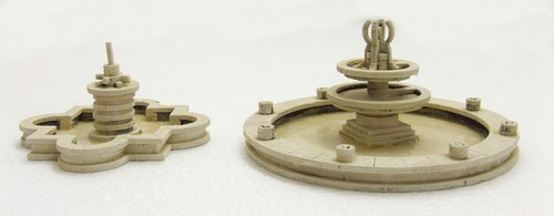 SET FONTANE (Strade + Bande di Roma) - 28mm - MDF ASSEMBLATO E ALTAMENTE DIPINTO - Foto 2 di 6