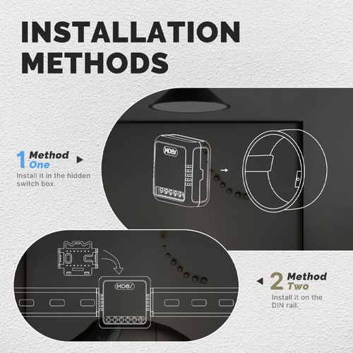 1/2Gang Smart Wall Light Dimmer Switch Module For Alexa Google MOES APP Timer - Picture 19 of 30