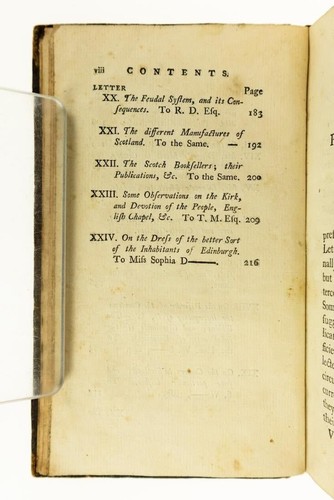 Letters from Edinburgh Written in the Years 1774 and 1775 2 vols / 1st Edition - Picture 6 of 11