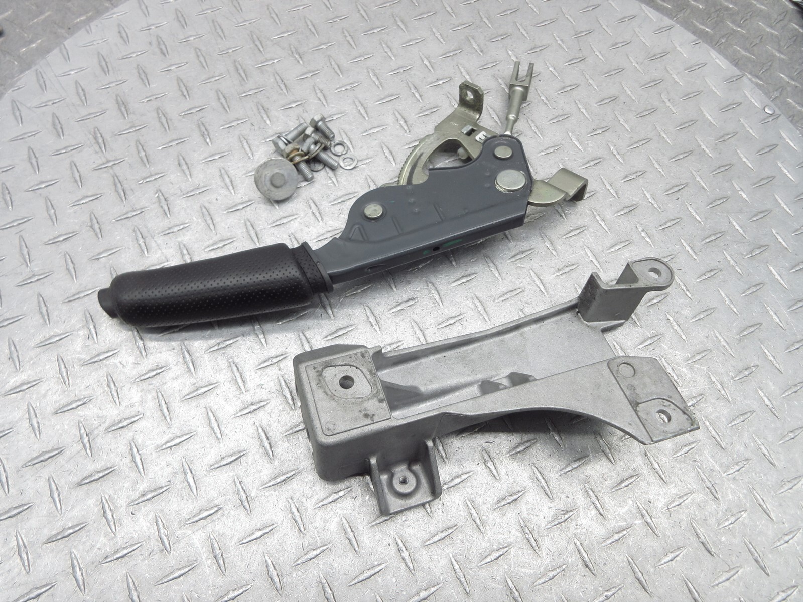 2008 Ferrari F430 Spider Emergency Parking Hand Brake Handle Lever Bracket Lot