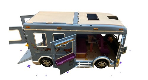 Breyer Traditional Horse Trailer Camper Van RV Motorhome 2008 19” Long - Picture 2 of 24