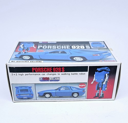 G 1 Transformer Bandai Popy PORSCHE 928S blue Robo Machine GoBots Deluxe MISB - Bild 18 von 21