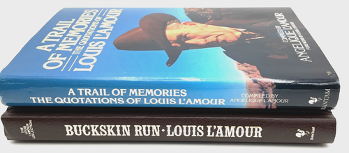A Trail of Memories: Louis Lamour Quotations & Buckskin Run -2 Hardbacks - Imagen 2 de 15
