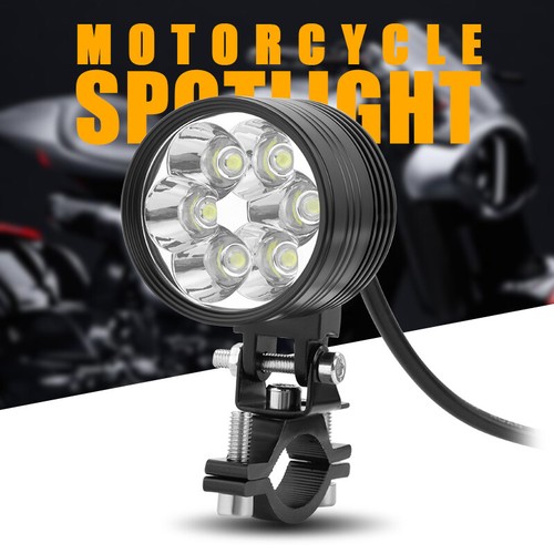 2X LED Spot Light Auxiliary Motorcycle Headlight Hi-Lo Driving Fog Lamp 3 Modes - Picture 3 of 10