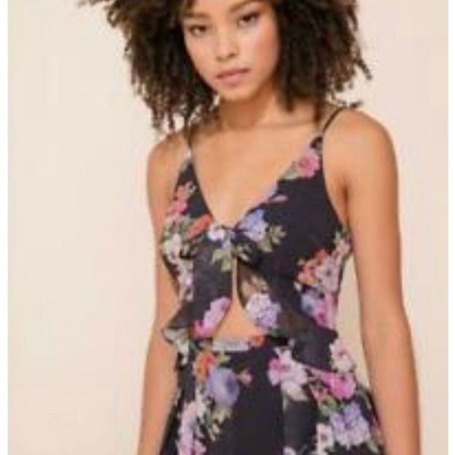 Yumi Kim Anthropologie Floral Monaco Midi Dress in Twilight Rose XS - Picture 3 of 8