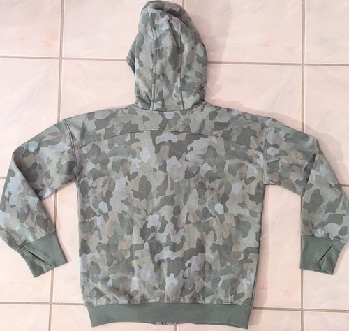 All In Motion Unisex Kid's Fleece Full Zip Hoodie Size XL 14 Green Camo - Picture 2 of 12