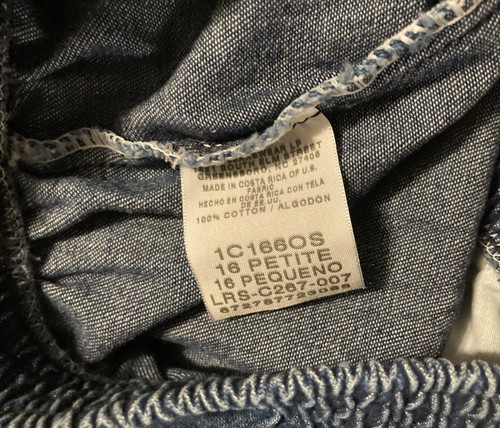Vintage Chic Petite Misses Size 16 Jeans - New - Picture 4 of 5