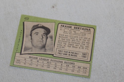 1971 Topps BASEBALL Card Complete Finish Fill Your List Set U-Pick #300-752 - Picture 98 of 512