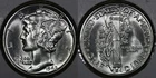 1942 P Mercury Dime CHOICE BU++! From an OBW ROLL 42P621