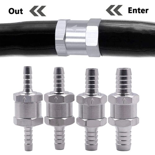 UK 6-12mm ALUMINIUM NON RETURN CHECK ONE WAY VALVE ROLLOVER BREATHER FUEL SYSTEM - Picture 7 of 14