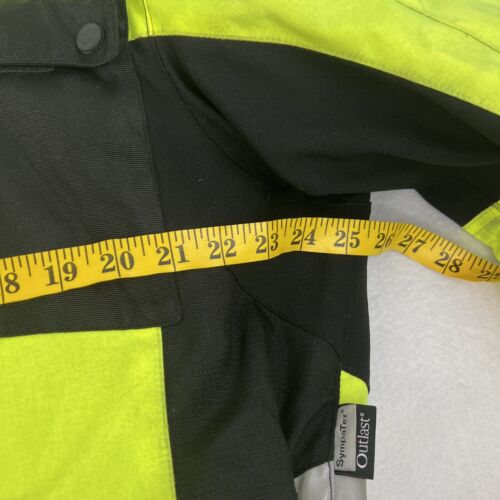 Men's TRIUMPH Expedition MOTORCYCLE Jacket HIVIS Yellow Black Size XL - Foto 15 di 18