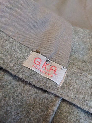 "G.K.A. vintage años 60" Chaqueta militar sueca Gotemburgo 100 % lana para hombre (¿S-M?) - Imagen 5 de 16