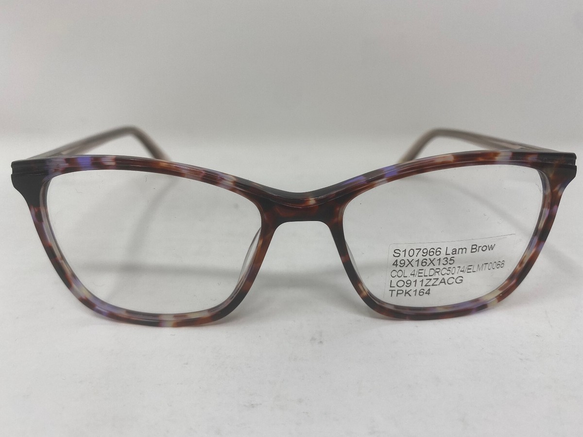 Ted Baker Women's Eyeglasses Frame 49-16-135 Brown Tortoise