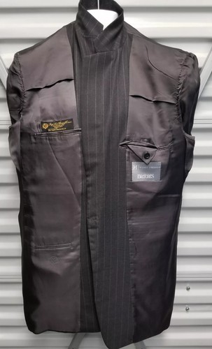 Blazer LORO PIANA 46L per Hickey Freeman Madison TASMANIAN Super 130 tela completa - Foto 8 di 11