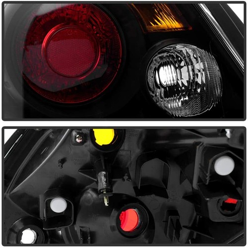 Luces traseras negras para Altima 2007-2012 sedán de 4 puertas luces de freno izquierda + derecha 07-12 - Imagen 5 de 5