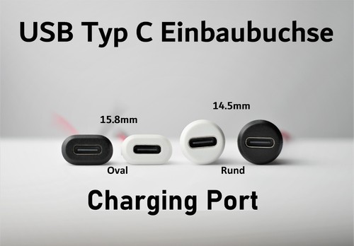 USB-C Buchse Typ C  Reparatur Nachrüsten Einfügen Einbau Charging Lade Port DIY - Afbeelding 1 van 28