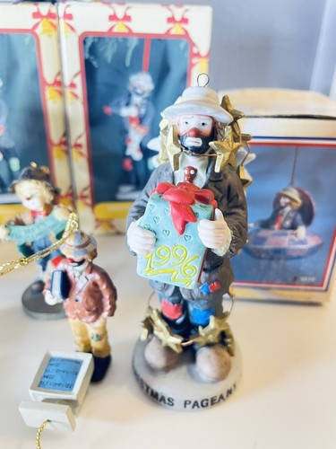 The Original Emmett Kelly Circus Collection Ornaments Figurine Lot of 10 Items - Picture 5 of 10