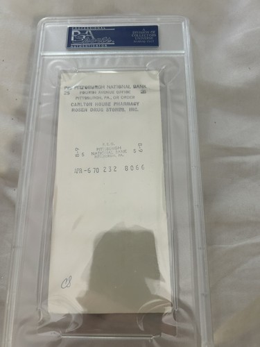 harold pie traynor autograph 1971 check PSA/DNA certified - Picture 4 of 4