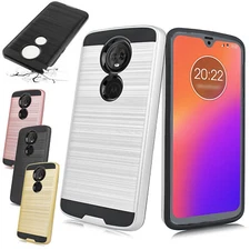 For Motorola Moto G7 / G7 Power G7 Play Brushed Impact Resistant Shockproof Case