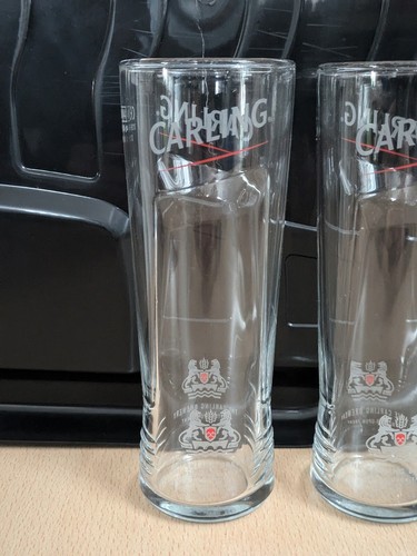 4 X Carling Half Pint Glasses 10oz CE Stamped Nucleated BRAND NEW 16 Available - Picture 2 of 8