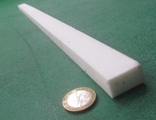 Teflon PTFE Virgin Bar 1/2" - .500" Thick x 1.00" Wide x 24" Long White