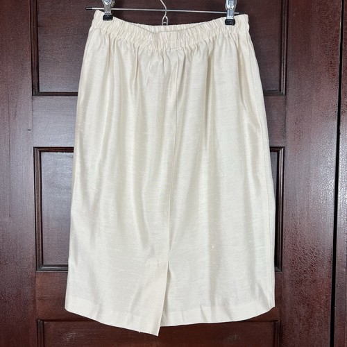 R&M Richards Skirt Blazer Suit By Karen Wong Women's 10 Ivory Embroidered VTG - Picture 9 of 21