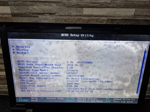 N427 Lenovo L512 15.6" Laptop Working Good Battery Damaged Screen Spares Or Rep - Picture 2 of 17