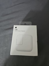 New Genuine Apple 12W USB Power Adapter - White MD836LL/A - Factory Sealed Box 