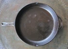 *** Vintage Lodge 15-1/4" Cast Iron Skillet USA D 14SK ***