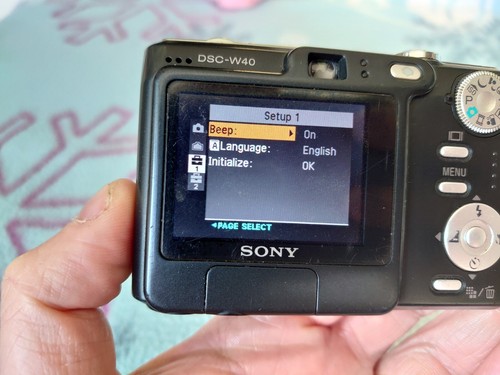 Sony Cyber-Shot DSC-W40 6.0 MP Digital Camera - Black Fully Working Good Shape - Picture 20 of 20