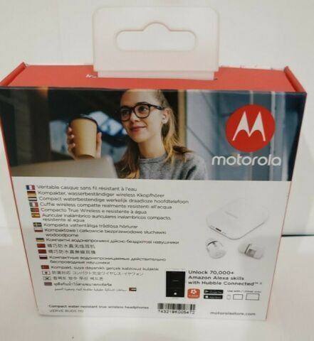 Auriculares compactos inalámbricos verdaderos resistentes al agua Motorola Vervebuds 110 - Imagen 6 de 6