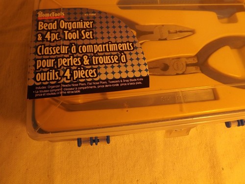 HOMETOOLS BEAD ORGANIZER & 4 PC TOOL SET COMPLETE - Picture 7 of 9
