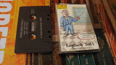 Englisch 1 (Stone Castle 1986) Commodore 16 116 +4 (Tape, Manual, Box) 8-bit