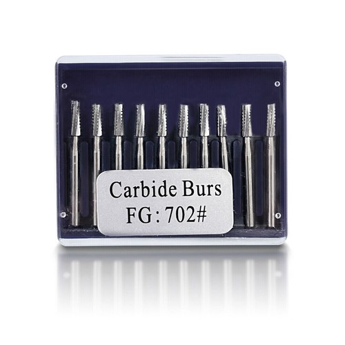 Dental Tungsten Carbide Steel Bur Taper Fissure Cross Cut 699 700 FG Flat End - 第 29/30 張圖片