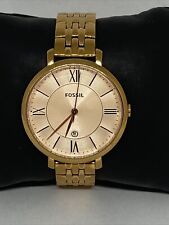 Fossil ES3435 Womens Jacqueline Rose Gold Watch 36mm for sale 
