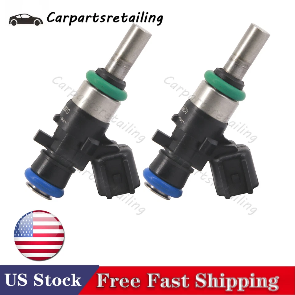 2pcs 0280158337 Throttle Body Fuel Injector for 2015 Polaris RZR 4 XP 1000 EPS - Imagem 3 de 4