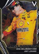 PANINI 2018 VICTORY LANE JOEY LOGANO #66 37/99 PAST WINNERS GOLD PARALLEL CARD
