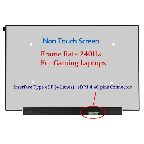 17.3" QHD IPS DISPLAY SCREEN FOR ASUS ROG STRIX SCAR 17 G733ZW-LL093W MATTE LCD - Zdjęcie 3 z 6