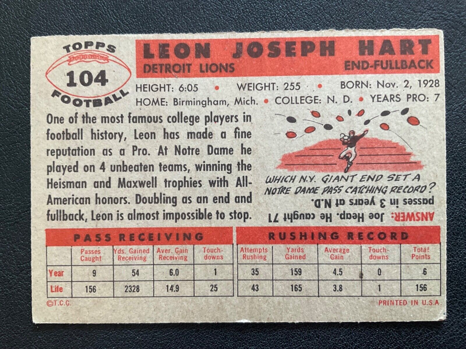 1956 TOPPS FOOTBALL CARDS PICK CARDS YOU WANT - Picture 385 of 449