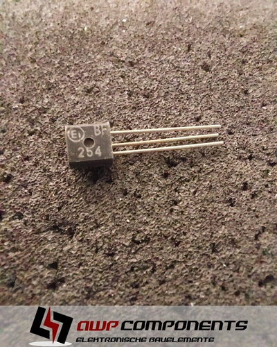 (10 Stk.) BF254 - Transistor NPN 20V 30mA 250mW THT TO-92 - ITT - Bild 2 von 2