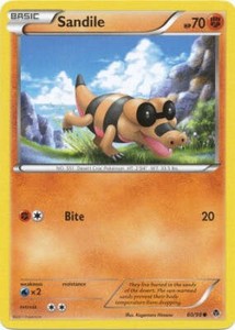 Pokemon Emerging Powers 60/98 Card - Sandile