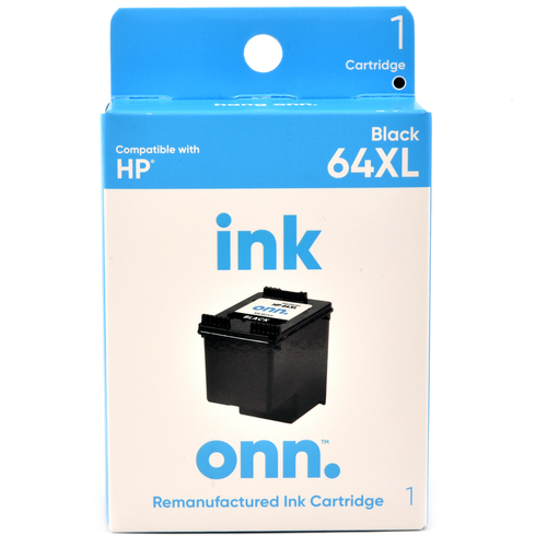 Onn. Remanufactured Ink Cartridge, HP 