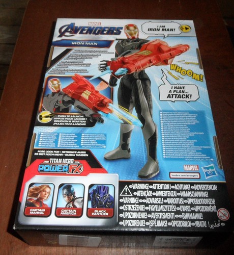 Marvel Avengers Iron Man Titan Hero Series Power FX Hasbro 2018 - Imagen 2 de 2